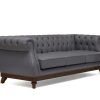 highgrove 3 seater grey leather sofa   pt28003 3