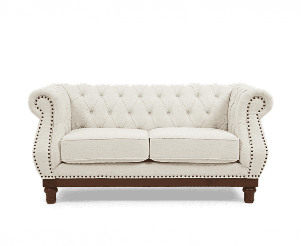 highgrove ivory linen 2 seater sofa  pt30231 wb1