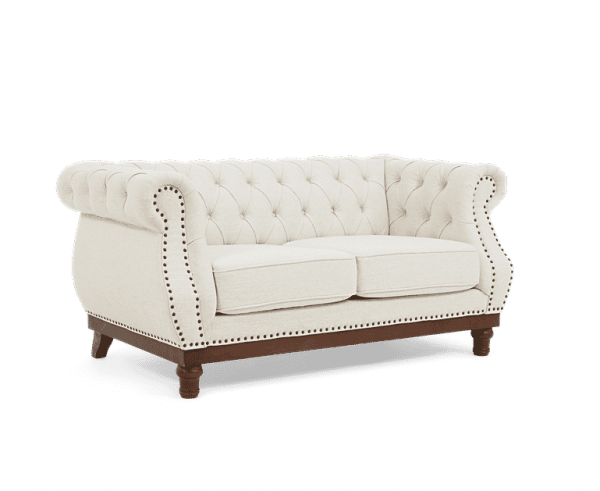 highgrove ivory linen 2 seater sofa  pt30231 wb2