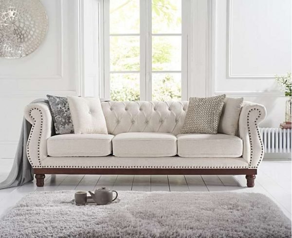 highgrove ivory linen 3 seater sofa  pt30230  wr1