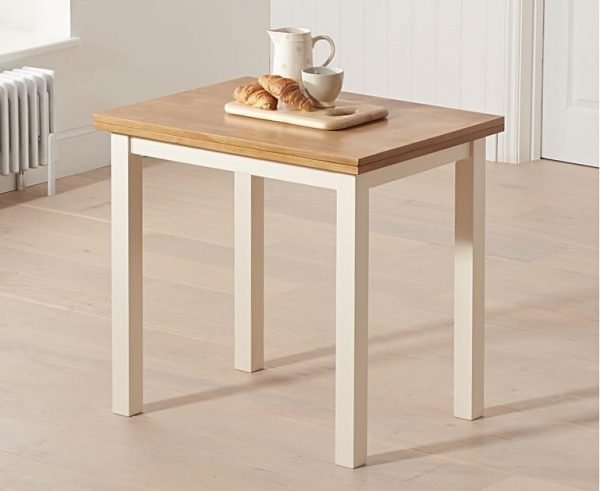 hove 60cm oak cream extending dining table pt30177 wr1 1