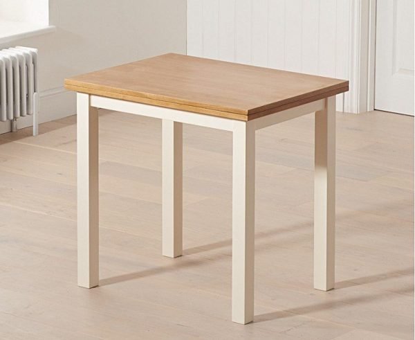 hove 60cm oak cream extending dining table pt30177 wr2 1