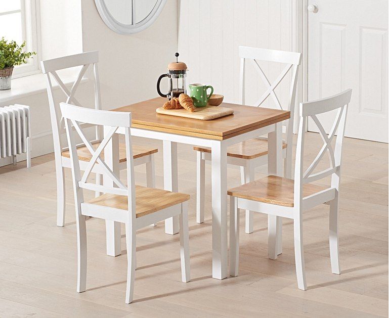 White Extending Dining Table, White Extendable Dining Table And Chairs
