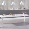 jamie ext white high gloss dining table   pt32040 b