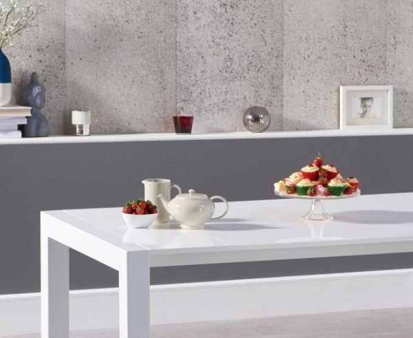 jamie ext white high gloss dining table   pt32040 d