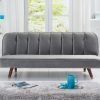 jodie grey velvet sofa bed   pt32978   wr3