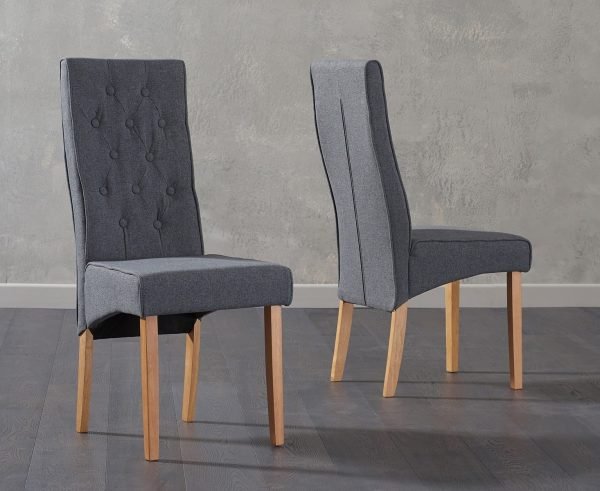 julia grey fabric dining chairs   pt32884 1
