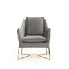 larna grey velvet accent chair   pt32277 wb1