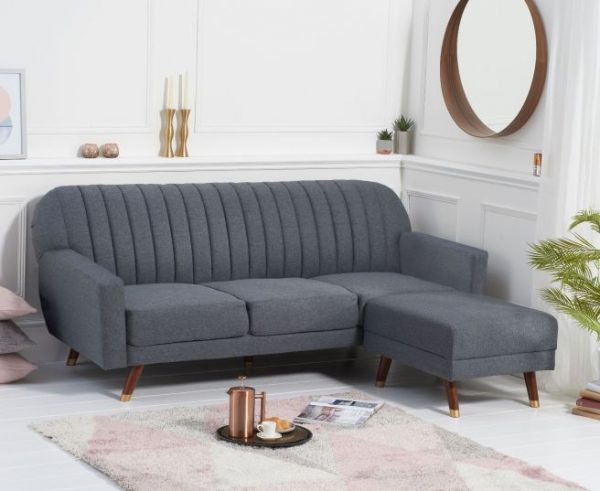leslie grey linen sofa bed   pt32979 wr2