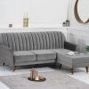 leslie grey velvet sofa bed   pt32980 wr2