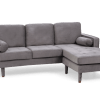 luca corner sofa grey 28925