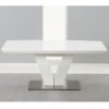 Malibu 180cm Extending White High Gloss Dining Table