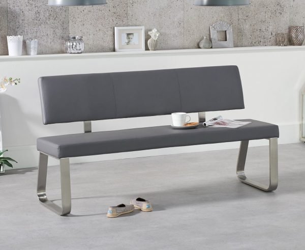 malibu large grey bench with back   pt32672 4  1