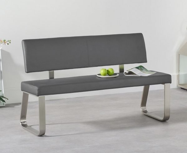 malibu medium grey bench with back   pt32675 7  1