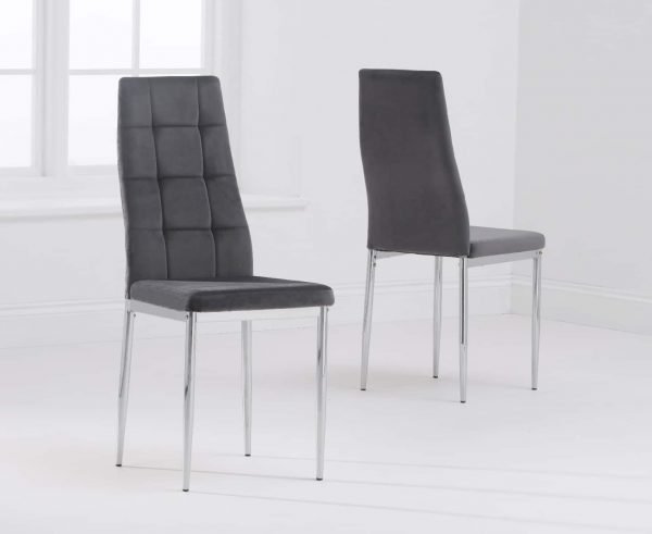 maria grey fabric dining chairs   pt32962 wr1