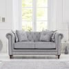 montrose 2 seater grey fabric sofa   pt28010 2