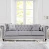montrose 3 seater grey fabric sofa   pt28011 2