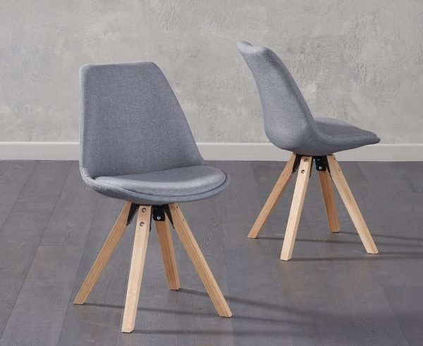 olivier square leg dark grey fabric dining chairs   pt33231 1