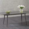 opel extending grey high gloss dining table   pt32473 2