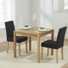 promo 80cm table maiya dark grey black dining chairs pair   pt29890 pt31240 1