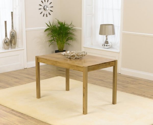Promo 120cm Solid Oak Dining Table