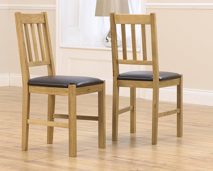 Promo Black Solid Oak Dining Chair, Solid Oak Dining Chairs Uk