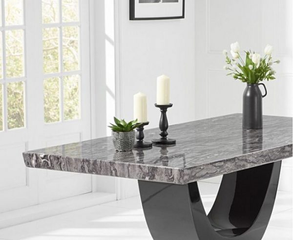 rivilino 170cm dark grey marble dining table pt32334 wr2 1