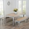 sienna grey dining table and benches 2