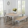 sienna grey dining table with chairs and benches 3
