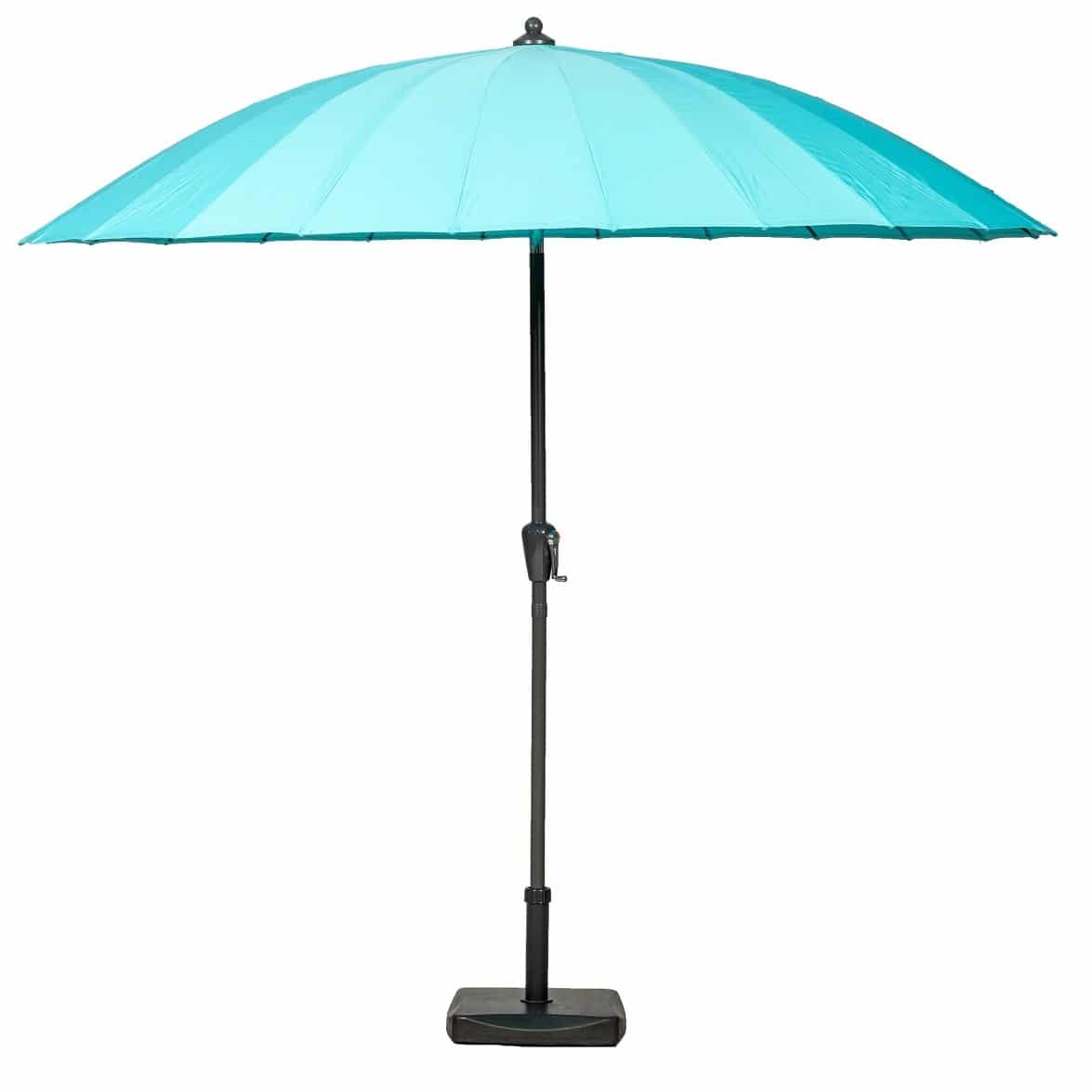 2.7 m blue parasol