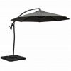 Royalcraft Grey 3m Pedal Operated Cantilever Hanging Parasol