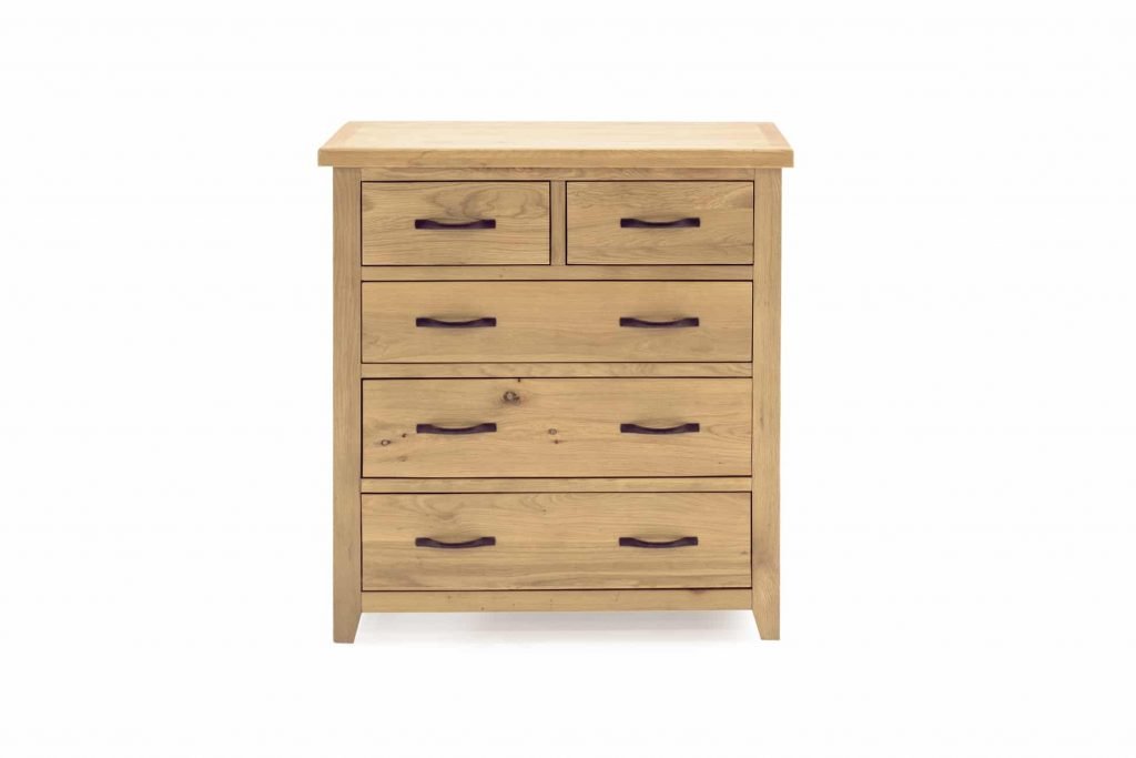 Ramore Tall Chest 5 Drawer Only Oak Furniture