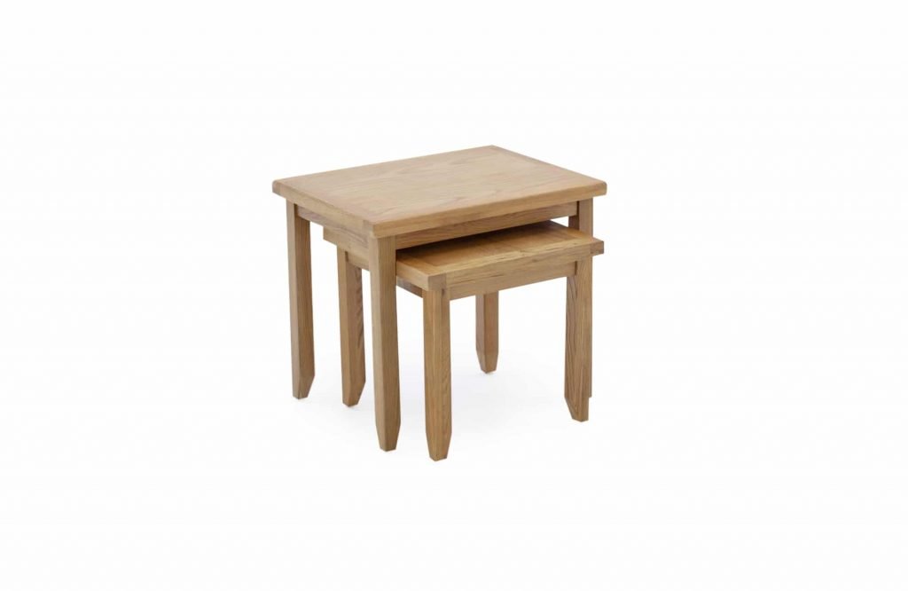 Ramore Nest of Tables Only Oak Furniture