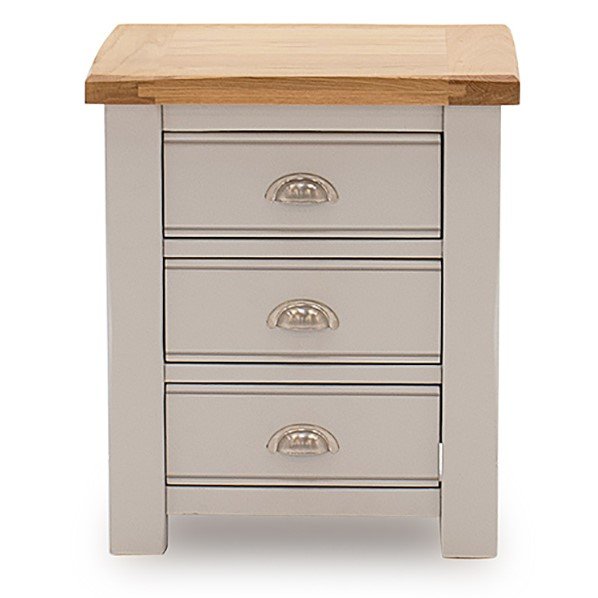 Amberly Night Table 3 Drawer Front