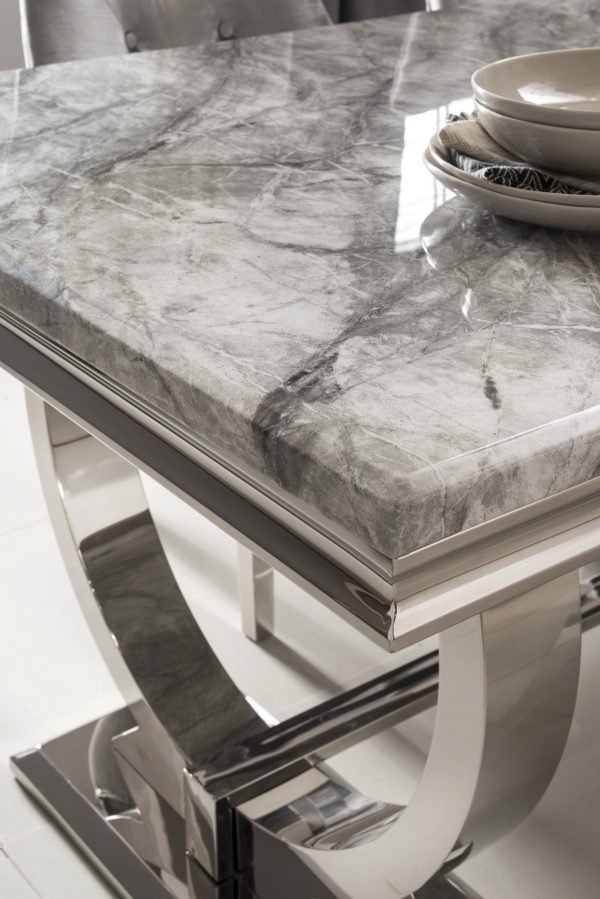 Arianna Dining Table Grey Detail