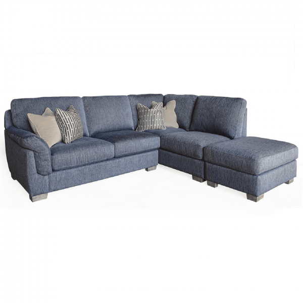 Beckett Corner Group – Blue (RHF) (4 Scatter Cushions)