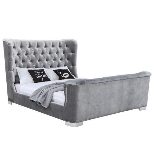 Belvedere Bed 5 Pewter Angle 2