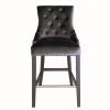 Belvedere Knockberback Bar Chair Charcoal Straight