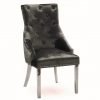 Belvedere Knockerback Dining Chair - Charcoal