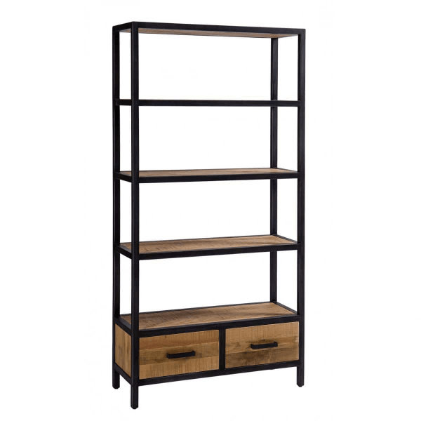 Bookcase with 2 drawers