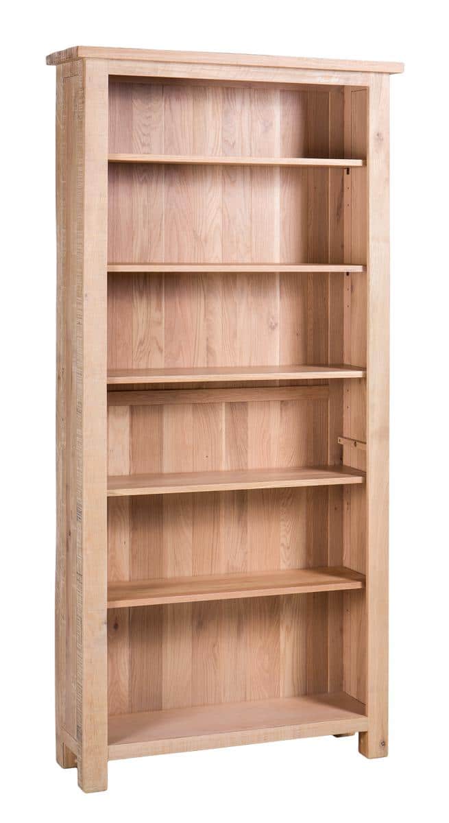 Tall Bookcase with Adjustable Shelves Only Oak Furniture