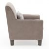 Cantrell Accent Chair Taupe Side