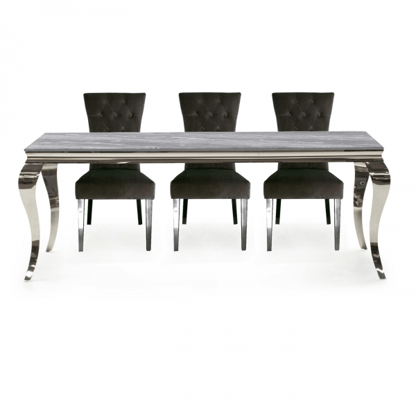 Fabien Dining Table – Grey 1200mm
