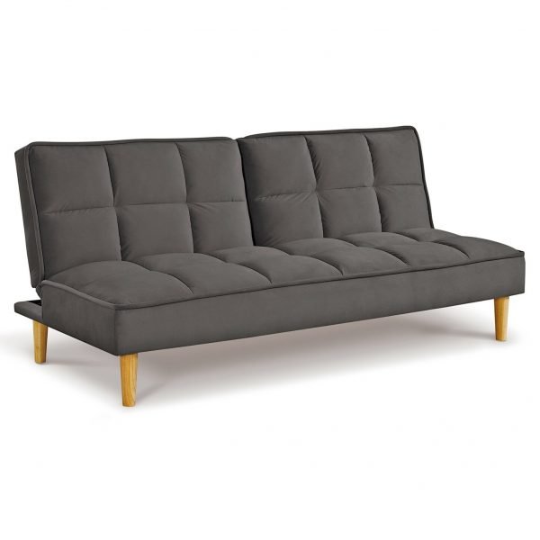 Lokken Sofa Bed Dark Grey Angle