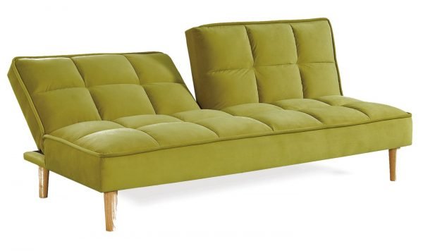Lokken Sofa Bed Green Angle Open