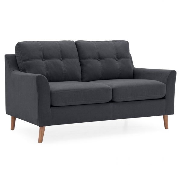 Olten 2 Seater Charcoal Angle