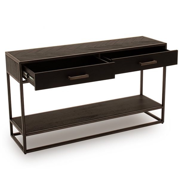 Vanya Console Table Dark Brown Free UK Delivery*