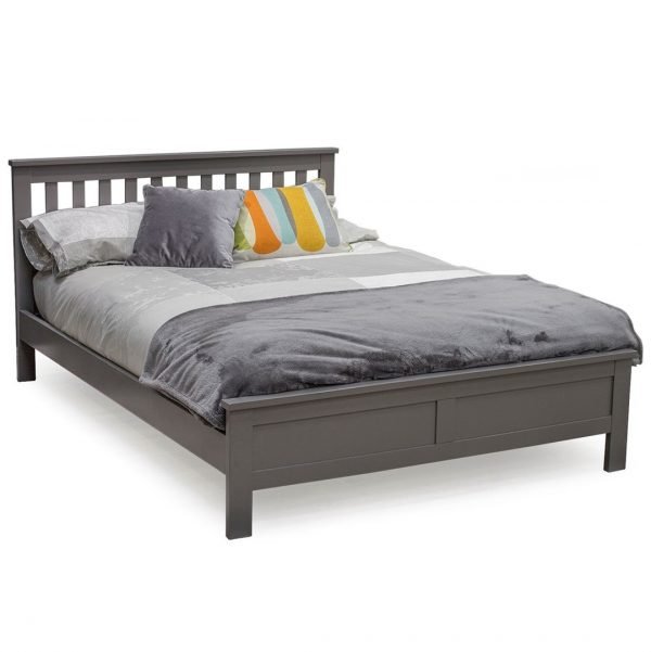 Willow Double Bed - 4' 6 Grey