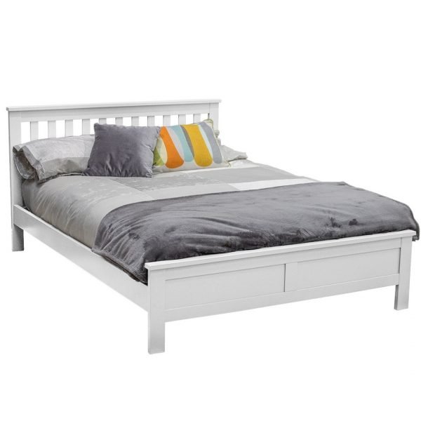 Willow Double Bed - 5' White