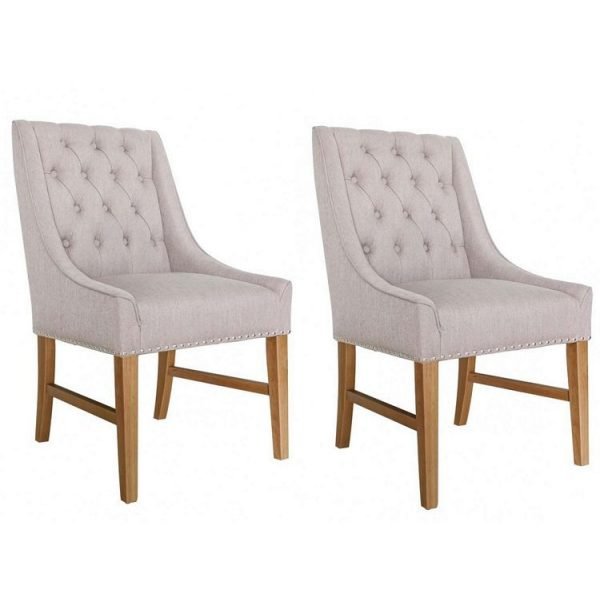 Winchester Dining Chair - Buff Linen